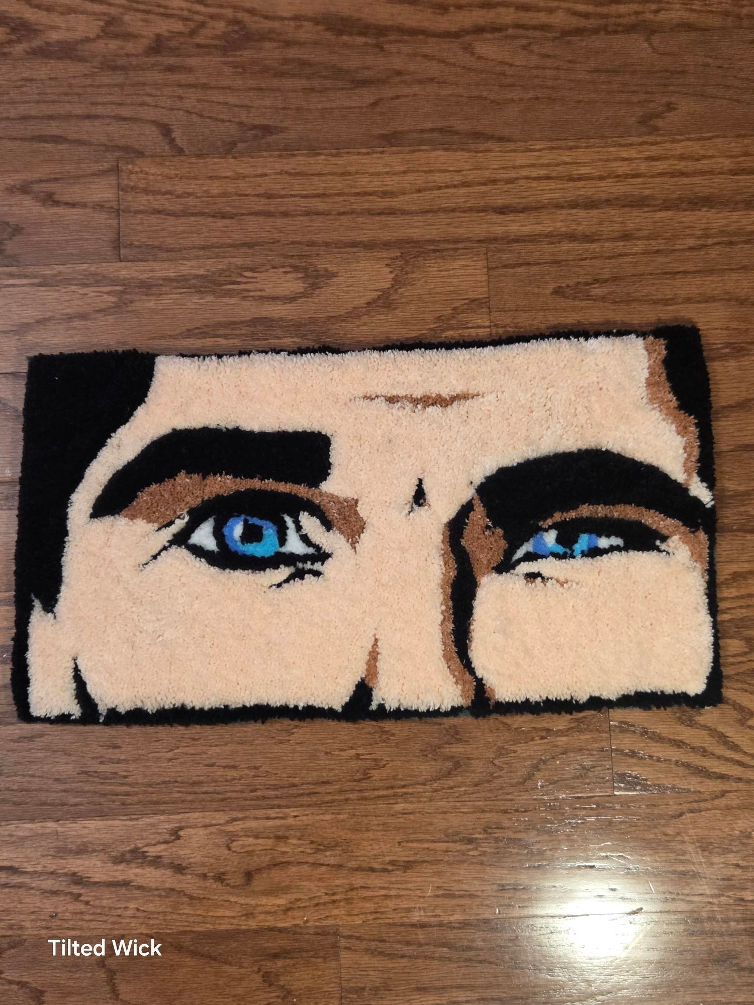 Archer inspired tufted large keyboard rug