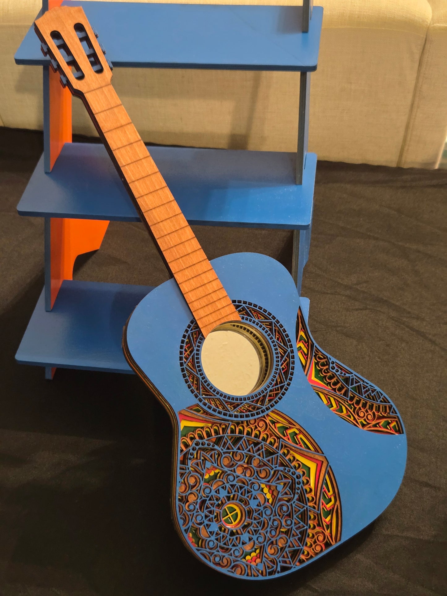 Multi-Layered Guitar Mirror