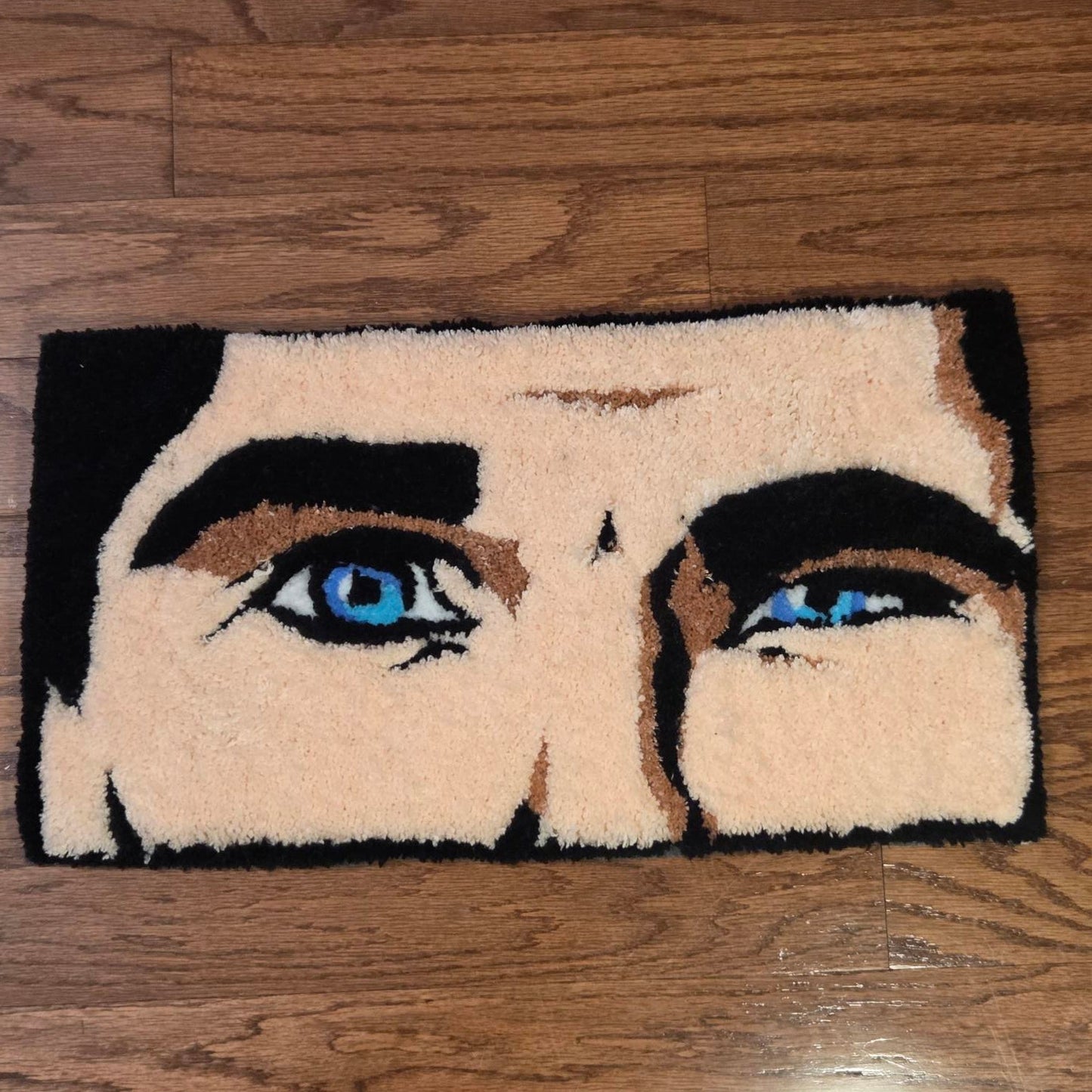 Handmade Character Tufted Keyboard Archer Rug