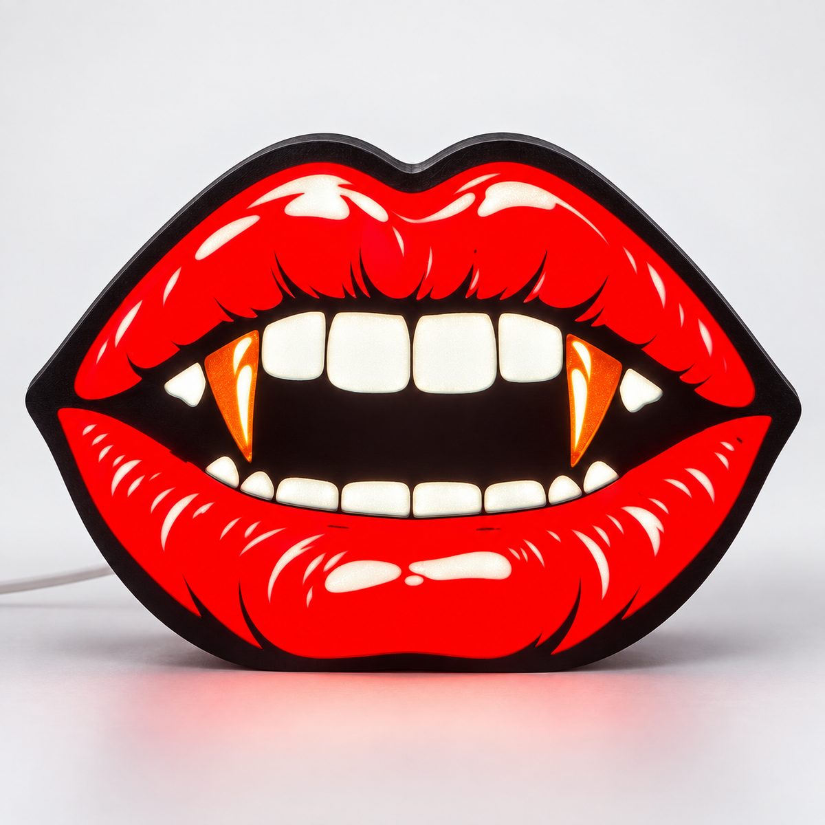 Vampire Lips Halloween LED Lamp