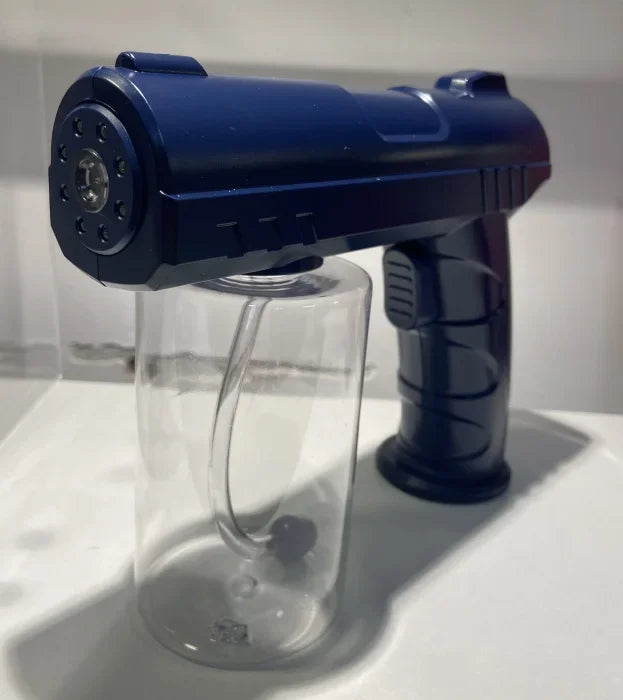 280Ml Barber Sprayer Bottle Wireless Electric USB Nano Blue Light Steam Spray Gun